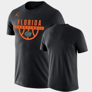 Florida Gators T-Shirt Drop Legend Black Performance Basketball For Men