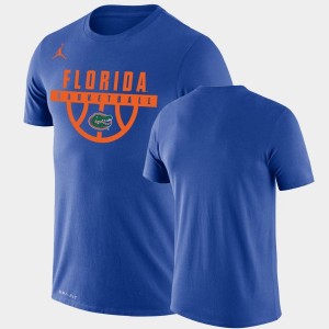 Florida Gators T-Shirt For Men's Performance Basketball Royal Drop Legend