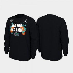 Florida Gators T-Shirt For Men 2019 Orange Bowl Bound Verbiage Long Sleeve Black