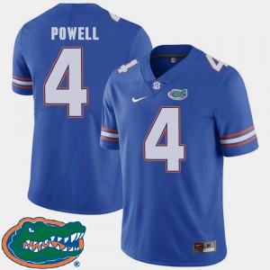 Florida Gators Brandon Powell Jersey For Men Royal 2018 SEC #4 College Football