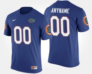Florida Gators Customized T-Shirts Men's #00 Blue