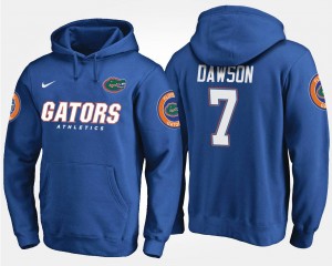 Florida Gators Duke Dawson Hoodie Men #7 Blue