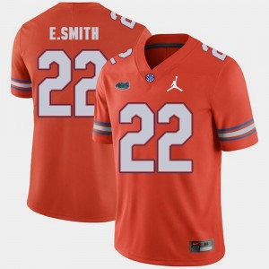 Florida Gators Emmitt Smith Jersey Orange Men's Replica 2018 Game #22 Jordan Brand