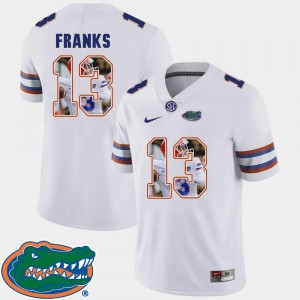 Florida Gators Feleipe Franks Jersey Football Pictorial Fashion #13 Mens White