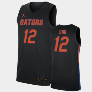 Florida Gators Gorjok Gak Jersey For Men Black #12 2019-20 College Basketball Replica
