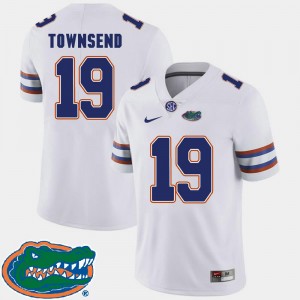 Florida Gators Johnny Townsend Jersey 2018 SEC #19 Men's College Football White