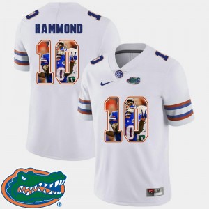 Florida Gators Josh Hammond Jersey For Men Football White #10 Pictorial Fashion