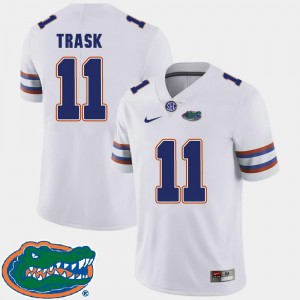 Florida Gators Kyle Trask Jersey #11 2018 SEC White For Men College Football