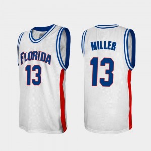 Florida Gators Mike Miller Jersey #13 College Basketball Alumni White Men