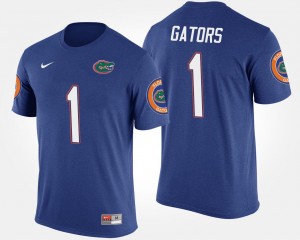 Florida Gators T-Shirt Mens No.1 Short Sleeve Blue #1