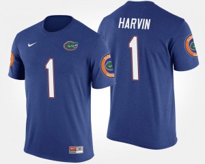 Florida Gators Percy Harvin T-Shirt #1 Men Blue