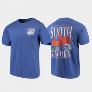 Florida Gators T-Shirt Welcome to the South Comfort Colors Royal Men