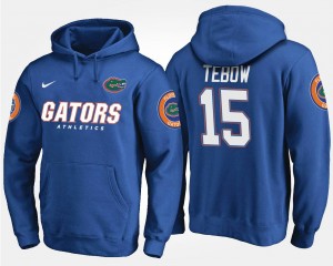 Florida Gators Tim Tebow Hoodie Men's #15 Blue