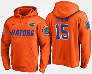 Florida Gators Tim Tebow Hoodie Orange #15 For Men