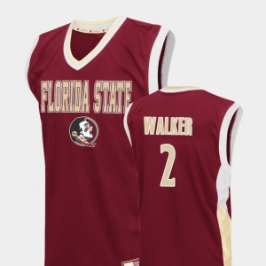 Florida State Seminoles CJ Walker Jersey Men's Red College Basketball #2 Fadeaway