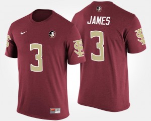 Florida State Seminoles Derwin James T-Shirt #3 Mens Garnet