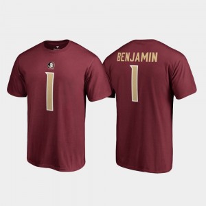 Florida State Seminoles Kelvin Benjamin T-Shirt Name & Number Men #1 College Legends Garnet