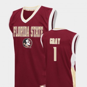 Florida State Seminoles Raiquan Gray Jersey Fadeaway Red Mens College Basketball #1