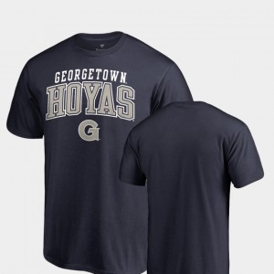 Georgetown Hoyas T-Shirt Square Up Men's Navy