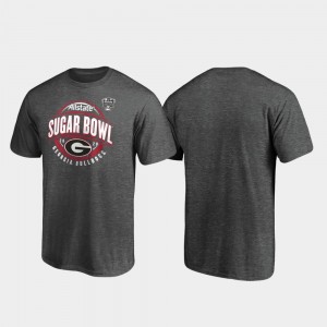 Georgia Bulldogs T-Shirt Scrimmage 2020 Sugar Bowl Bound Men's Heather Gray