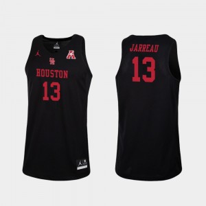 Houston Cougars Dejon Jarreau Jersey Replica Black Men's #13 College Basketball