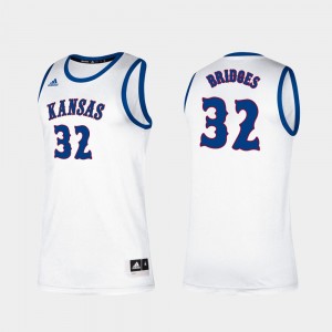 Kansas Jayhawks Bill Bridges Jersey College Basketball #32 Mens White Classic
