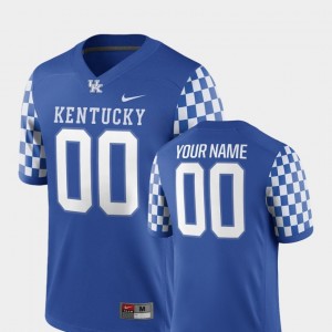 Kentucky Wildcats Custom Jerseys #00 Mens College Football 2018 Game Royal