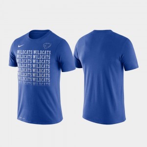 Kentucky Wildcats T-Shirt Performance Fade For Men Royal