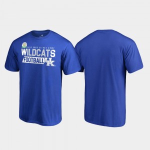 Kentucky Wildcats T-Shirt Royal Audible For Men's 2019 Citrus Bowl Bound