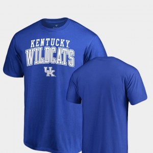 Kentucky Wildcats T-Shirt Royal For Men Square Up
