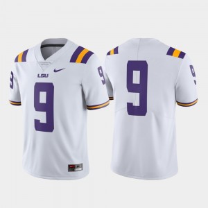 LSU Tigers Jersey #9 Limited Football For Men's White