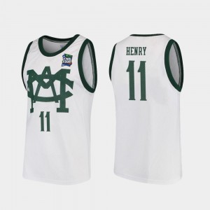 Michigan State Spartans Aaron Henry Jersey 2019 Final-Four Mens White Vault MAC Replica #11