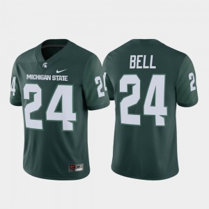 Michigan State Spartans Le'Veon Bell Jersey Green Men's Game #24 Alumni Player