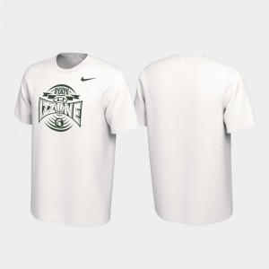 Michigan State Spartans T-Shirt White Izzone Logo For Men's