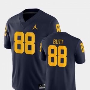 Michigan Wolverines Jake Butt Jersey College Football #88 Game For Men's Navy