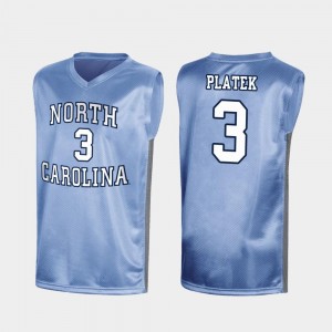 North Carolina Tar Heels Andrew Platek Jersey Royal #3 March Madness For Men Special College Basketball