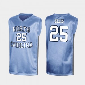 North Carolina Tar Heels Caleb Ellis Jersey Royal Special College Basketball March Madness #25 For Men