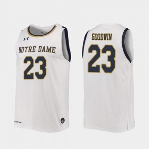Notre Dame Fighting Irish Dane Goodwin Jersey Replica Men's 2019-20 College Basketball White #23
