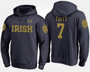 Notre Dame Fighting Irish Stephon Tuitt Hoodie For Men Navy #7