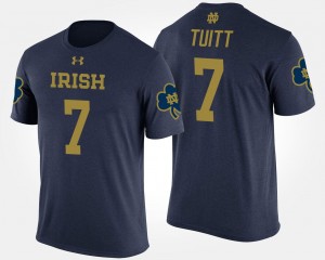 Notre Dame Fighting Irish Stephon Tuitt T-Shirt For Men's #7 Navy