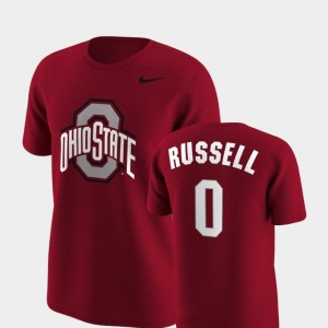 Ohio State Buckeyes D'Angelo Russell T-Shirt Replica #0 Scarlet Mens Future Stars