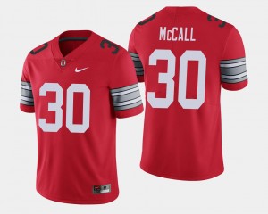 Ohio State Buckeyes Demario McCall Jersey Scarlet For Men #30 2018 Spring Game Limited