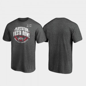 Ohio State Buckeyes T-Shirt Heather Gray 2019 Fiesta Bowl Bound Men's Scrimmage