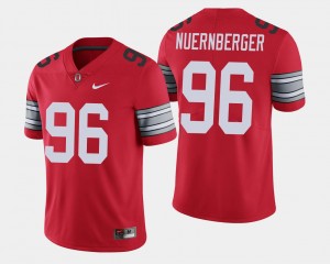 Ohio State Buckeyes Sean Nuernberger Jersey Scarlet For Men 2018 Spring Game Limited #96