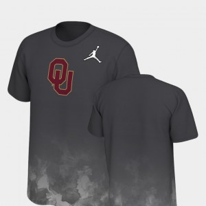 Oklahoma Sooners T-Shirt 2018 College Football Playoff Bound For Men's Anthracite Team Issue