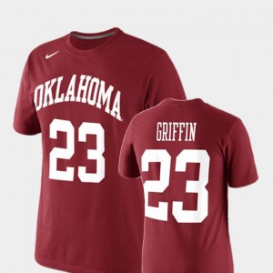 Oklahoma Sooners Blake Griffin T-Shirt Future Stars Jersey Replica Crimson #23 For Men's