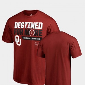 Oklahoma Sooners T-Shirt Bootleg College Football Playoff Crimson Men 2018 Orange Bowl Bound