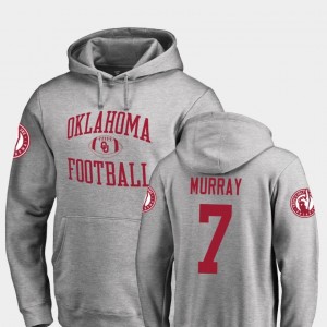 Oklahoma Sooners DeMarco Murray Hoodie College Football #7 Neutral Zone Ash For Men's