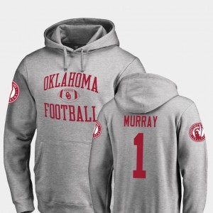 Oklahoma Sooners Kyler Murray Hoodie College Football Mens Neutral Zone #1 Ash