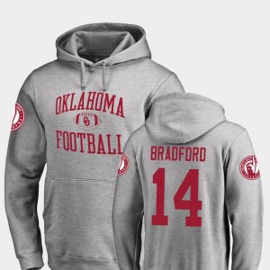 Oklahoma Sooners Sam Bradford Hoodie College Football Neutral Zone For Men's #14 Ash